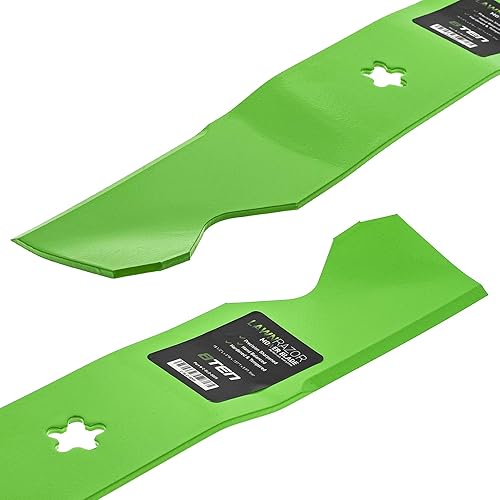 Miniatura 5 de 8TEN LawnRazor - Juego de cuchillas de cortacésped para Craftsman AYP 54 pulgadas cubierta 187254 187256 Husqvarna 532187254 532187256 (elevación