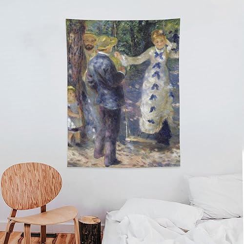 Miniatura 7 de YWVWY Painter Pierre-Auguste Renoir Painting Poster Wall Art Prints Tapestry Gifts Photo Picture Painting Tapestries Room Decor Home Decorative