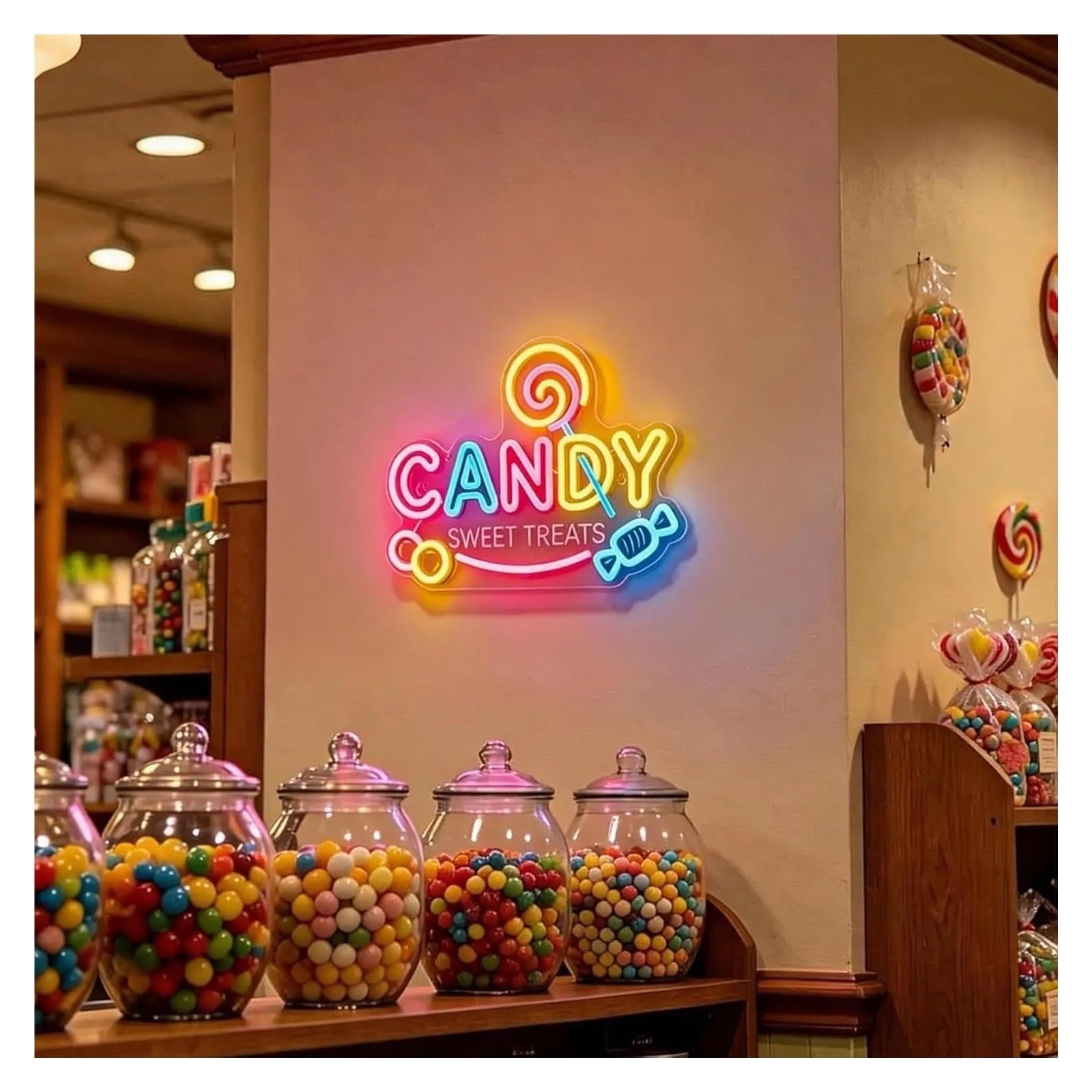 Insegna al Neon Insegna Al Neon LED Candy