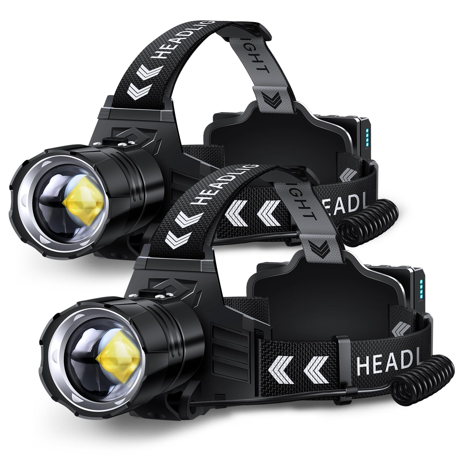Amazon.com: FINICO Rechargeable LED Headlamp 99000 High Lumens, 95