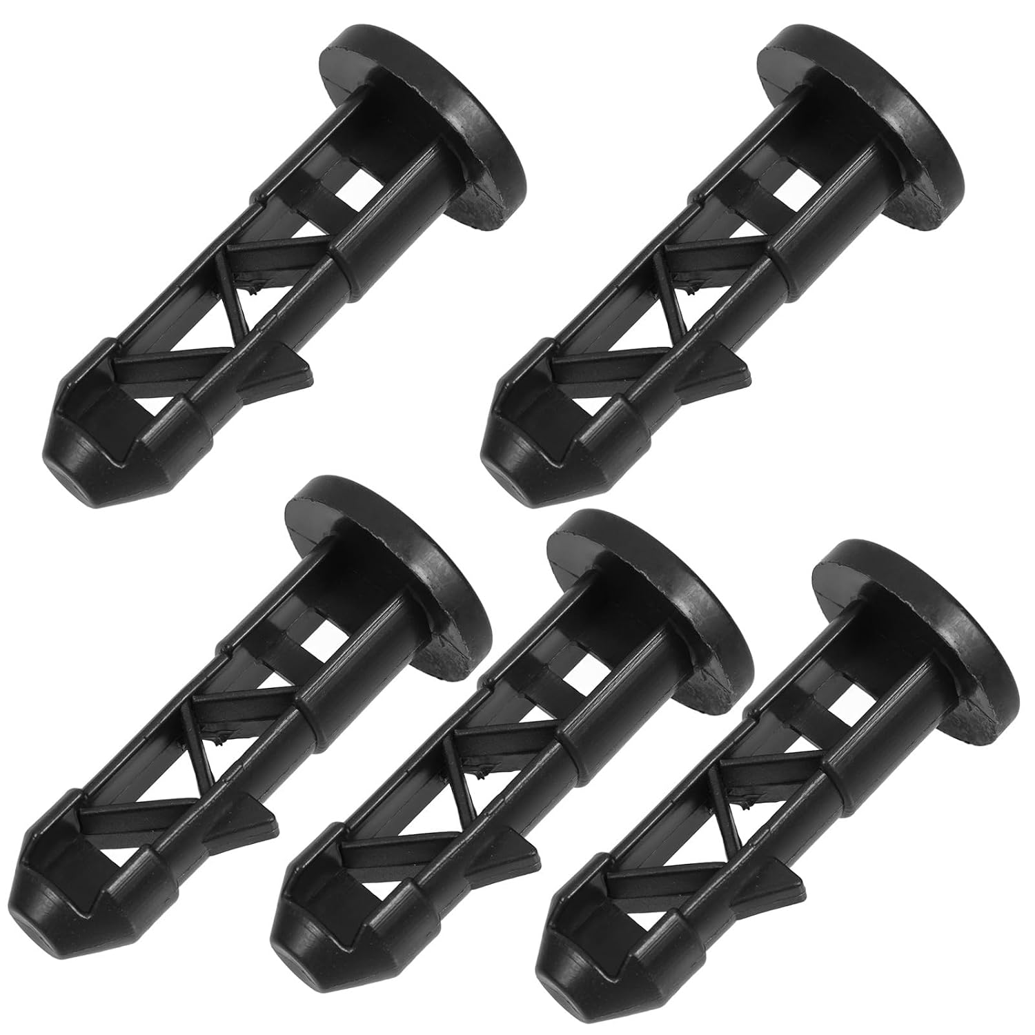 Ciieeo Trash can Lid Hinged Pins 5 pcs Outdoor Trash can Safety Buckles Trashcan Lid Link Bolts and Connecting Shafts Plastic Replacement Parts for Secure Connection