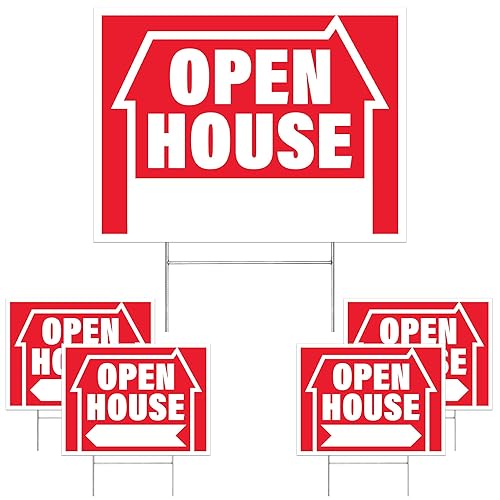 5pk Open House Signs for Real Estate | House For