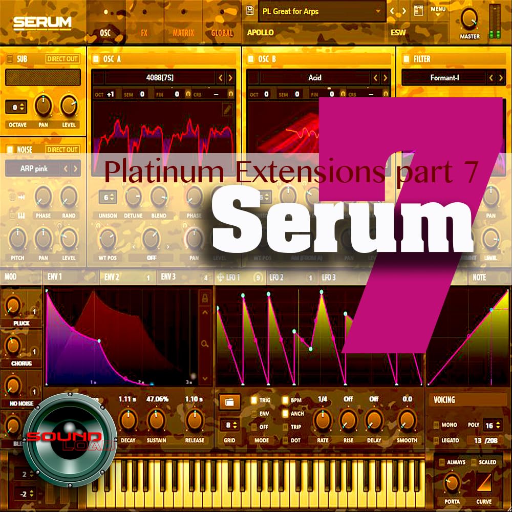 SoundLoad Serum xFer Platinum Extension Mega Bundle – Über 50 GB mit 80.000 Presets und Patches für Serum