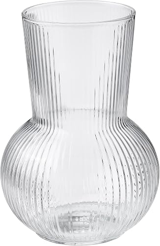PÅDRAG vase, 17 cm, clear glass
