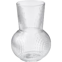 IKEA PADRAG vase, 17 cm, clear glass