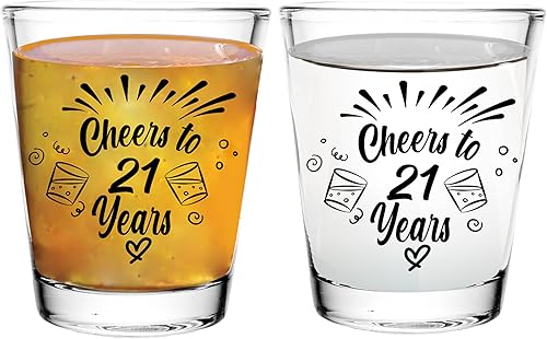 Miniatura 9 de Vasos de chupito de cumpleaños, regalos de feliz cumpleaños para mujeres y hombres, juego de 6 vasos de chupito de 2 onzas, con caja de regalo