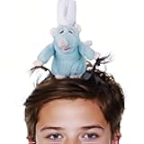 Leziazany Mouse Chef Headband Rat Plush Toy Headband Hair Clip Cosplay Props Rat Headwear for Christmas Halloween Party