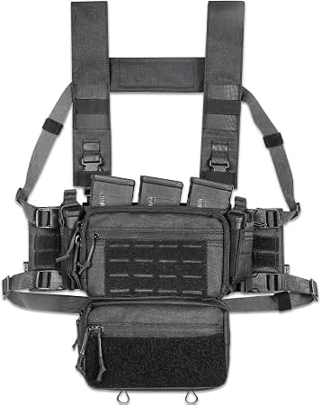 Amazon.com: Rattlesnake Tactical Micro Chest Rig, Green, Holds