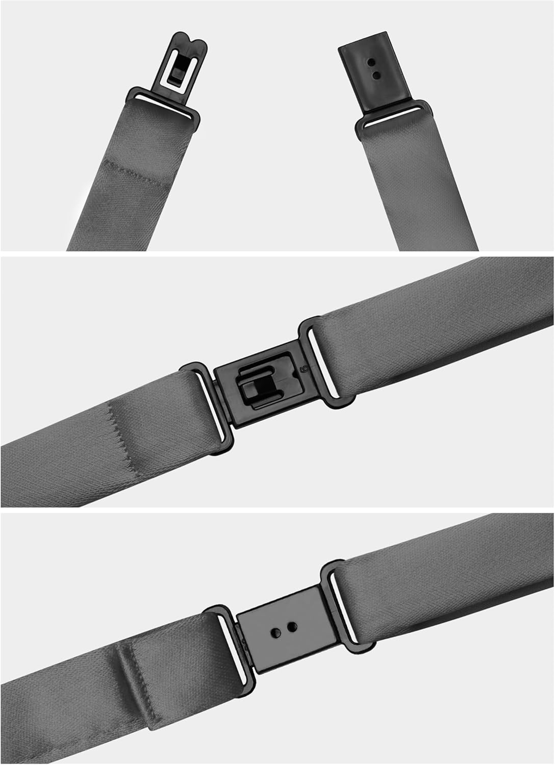 Branduce Pre-Tied Boys Ties Solid Color Kids Adjustable Necktie for Age 8-12 Wedding School Graduation - Image 3