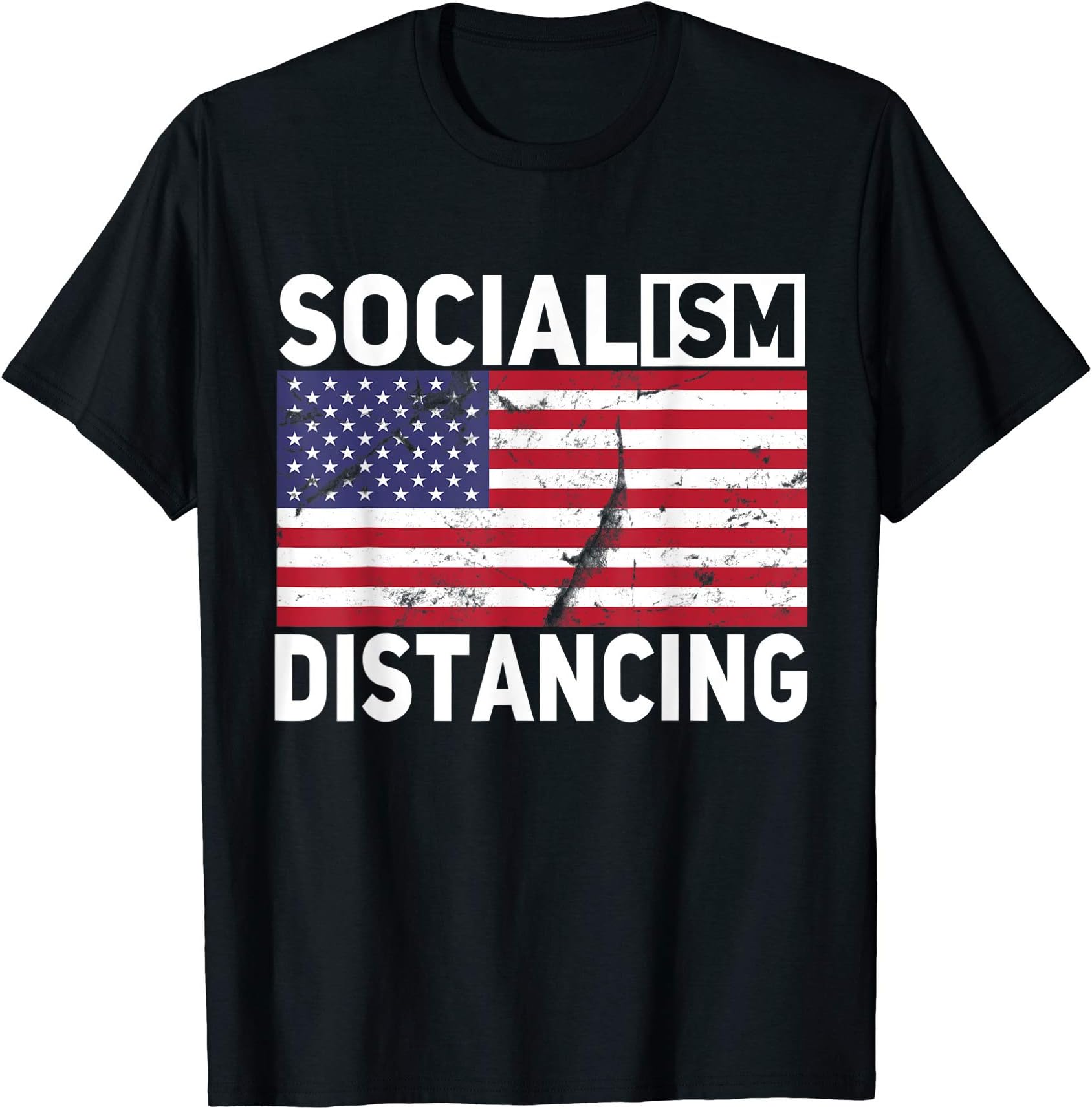 Anti Socialism Political Funny Meme Socialism Distancing T-Shirt