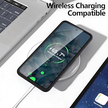 For Google Pixel 8 Pro Case, Slim Liquid Silicone Shockproof [Anti-scratch] Armor Case, Protective Soft Rubber Gel Phone Case Cover For Google Pixel 8 Pro - Black