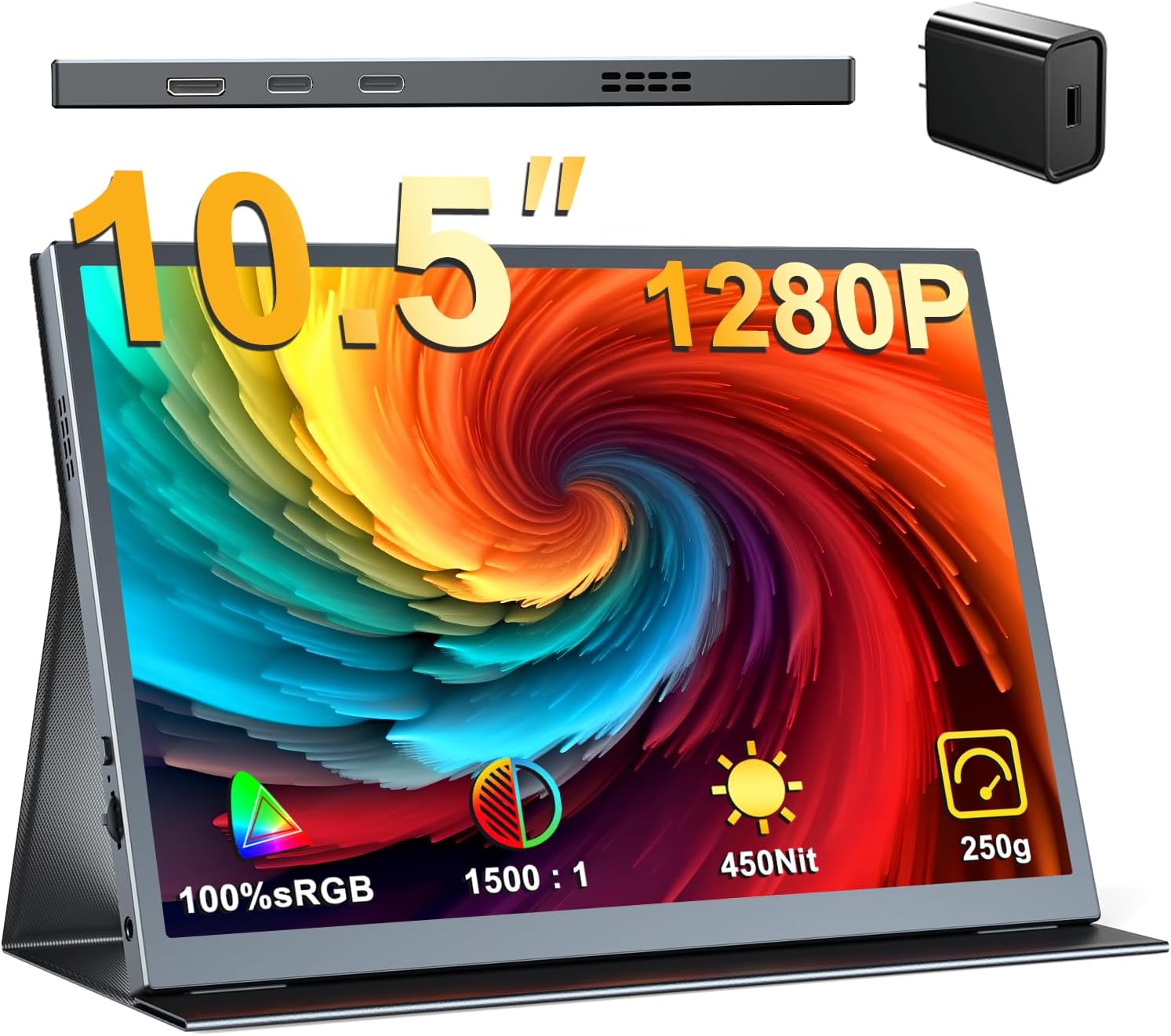 EVICIV 10.5 inch Portable Monitor