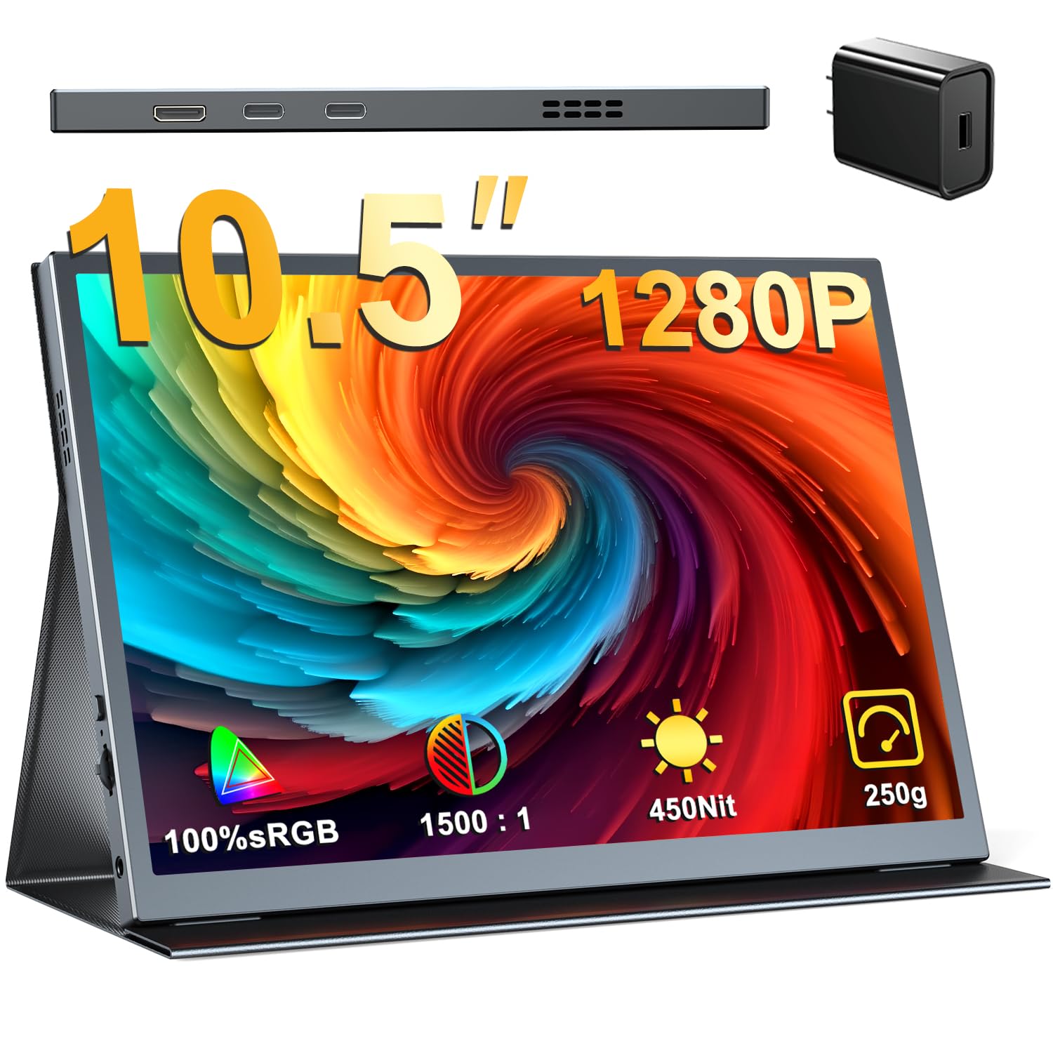 Amazon.co.jp: モバイルモニター 10.5インチ EVICIV ポータブル