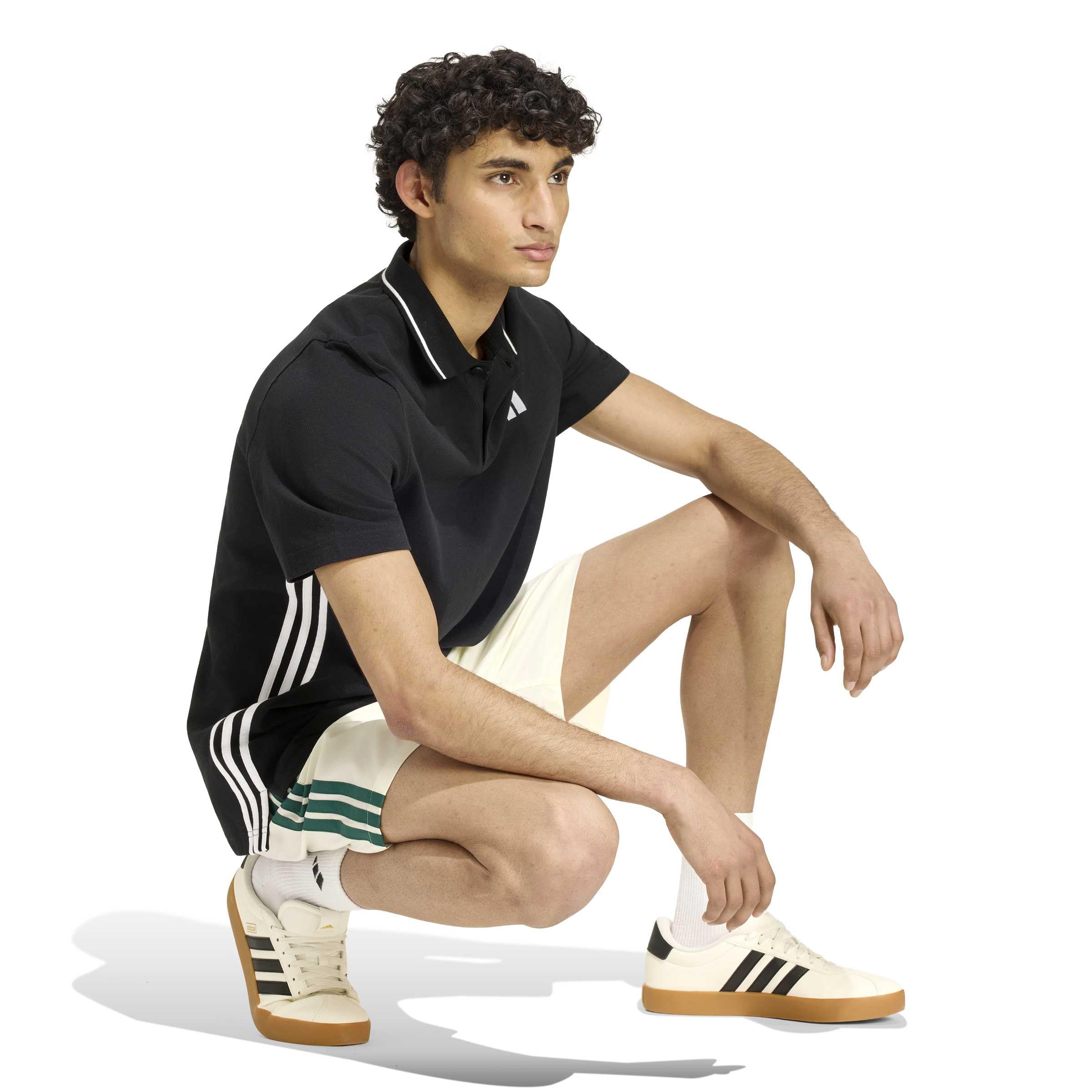 Adidas Essentials 3-Stripes Pique Polo Polo Uomo (Pacco da 1)