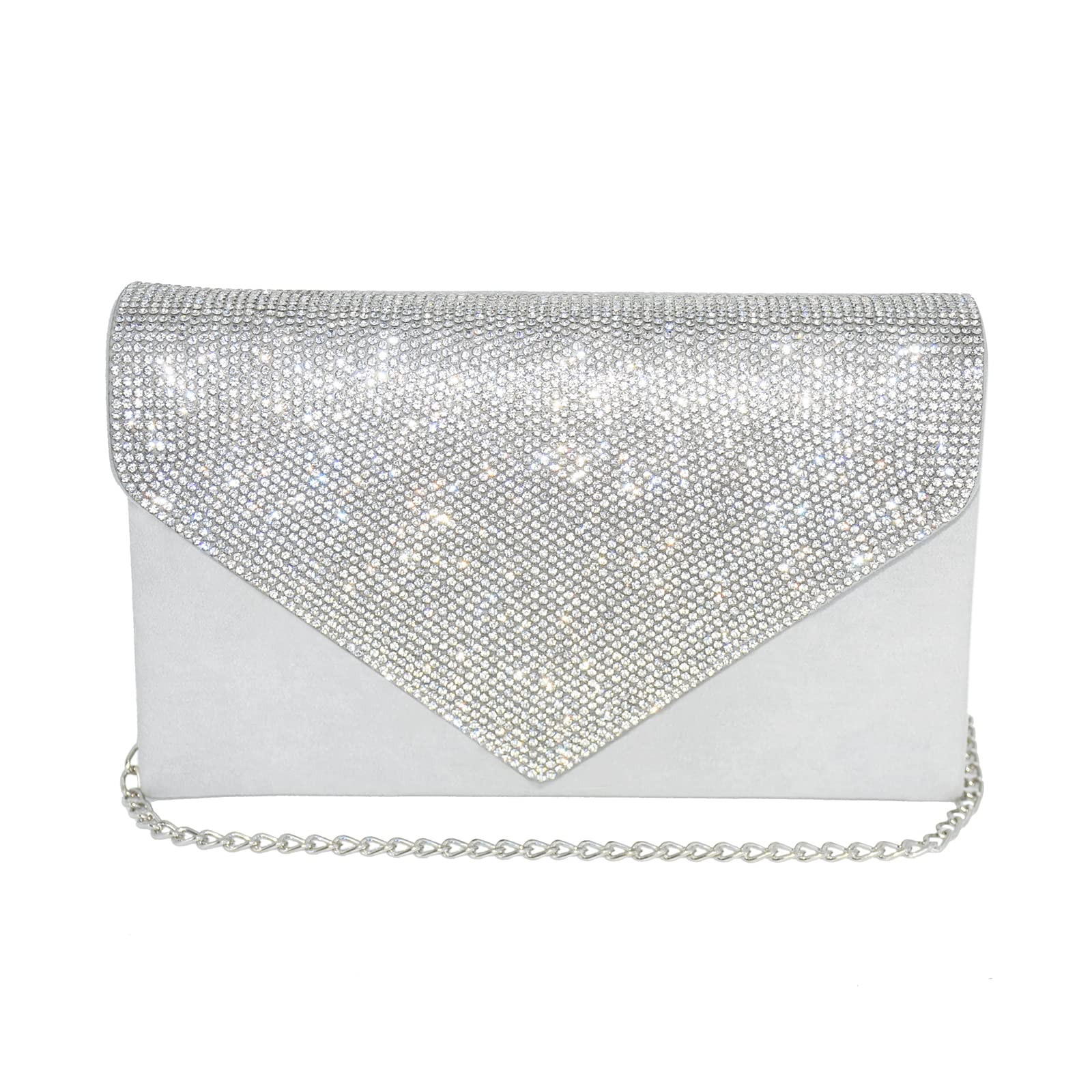 Evening Bags Women Clutch Purse Small Cute Classic Envelop Crossbody Handbag for Formal Wedding Party with Detachable Chain