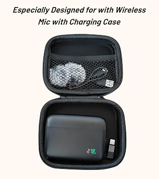 NPTCL Small Carrying Case for Mic Electronics Little Gadget Acessories