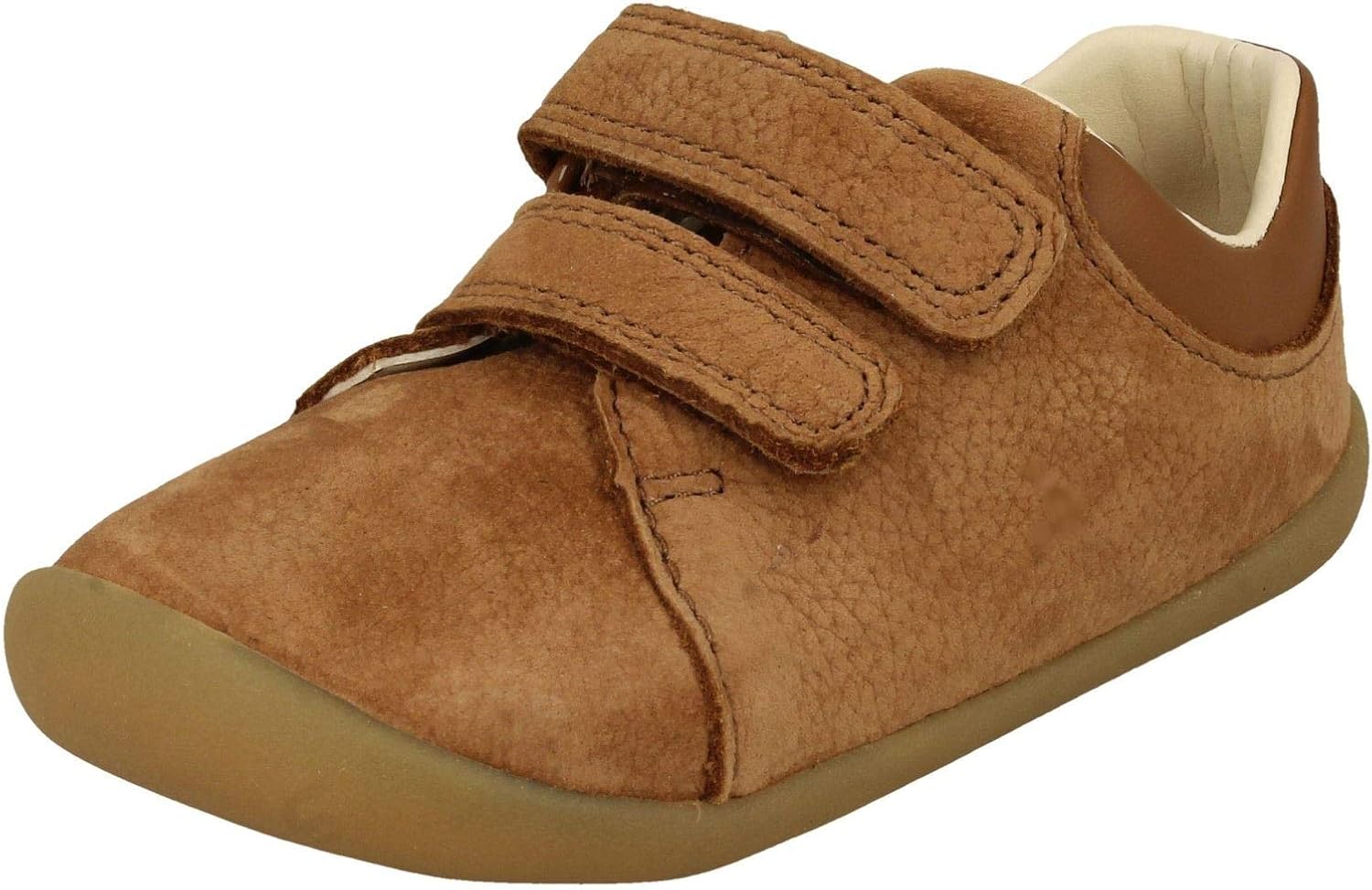 Clarks Boy's Toddler Roamer Craft Sneakers | Premium Leather | Riptape Fastening | Flexible Rubber Sole | Wide Fit Available