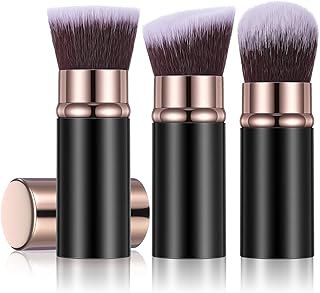Paquete de 3 brochas de maquillaje retráctile...