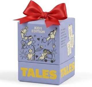 TALES Conversation Cards, Kids Edition 150 Count, Fun Family Games for Kids, Perfect for Dinners, Road Trips, Classrooms & Game Nights, Gifts & Gatherings, Conversation Starters to Spark Creativity