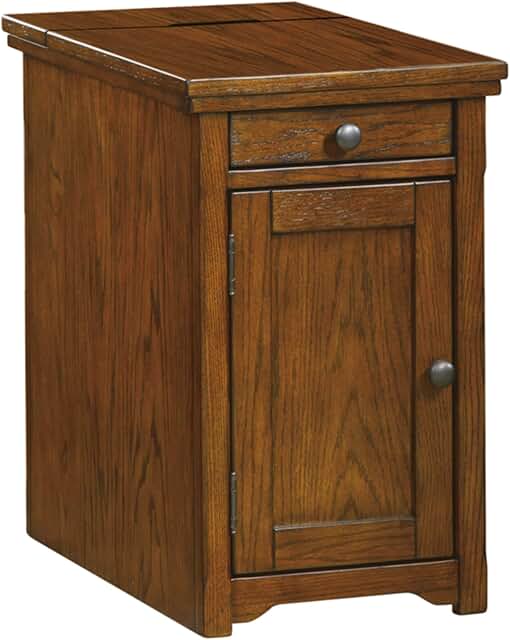 end table with cup holder