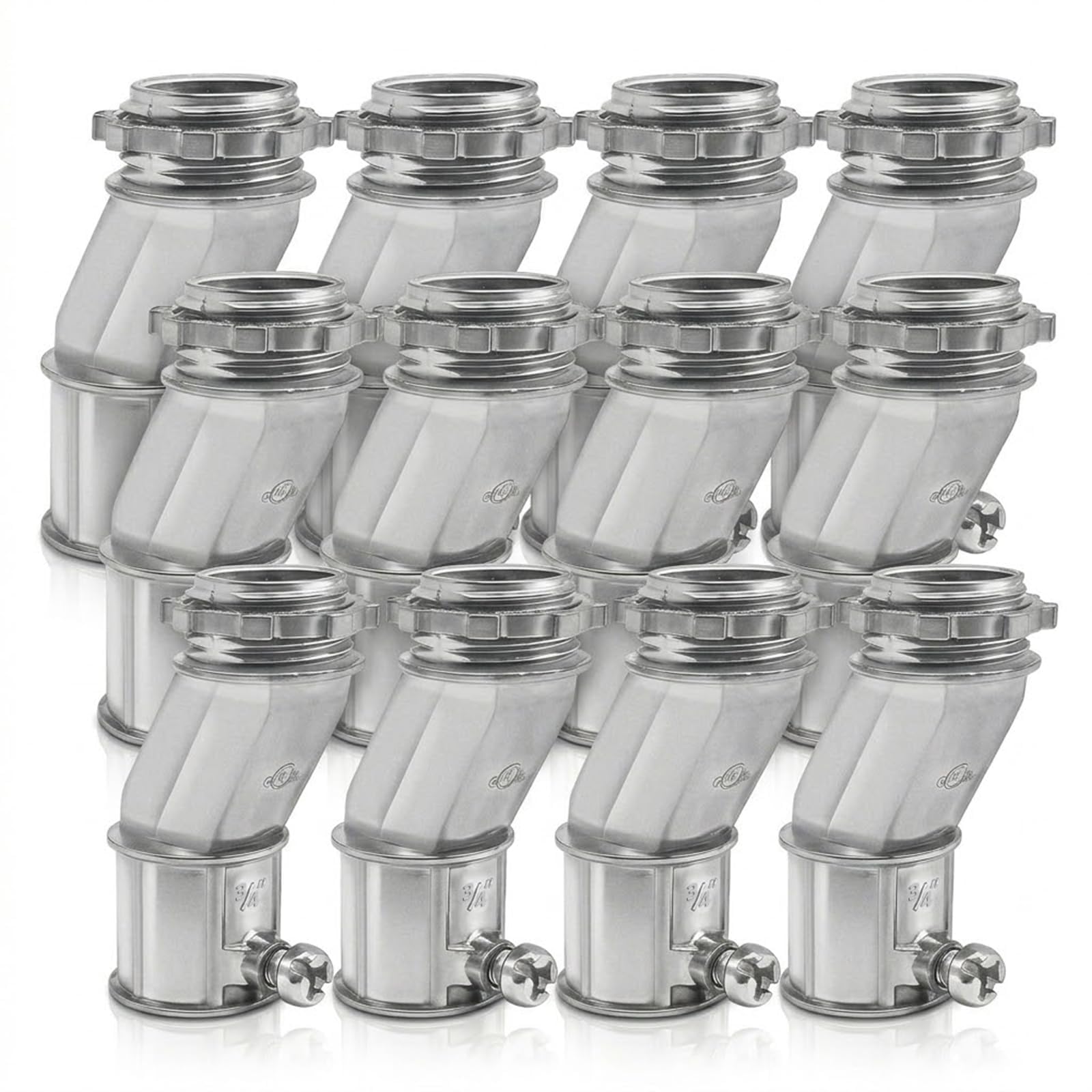 EMT Offset Connectors - 12 Pack, Heavy Duty -1