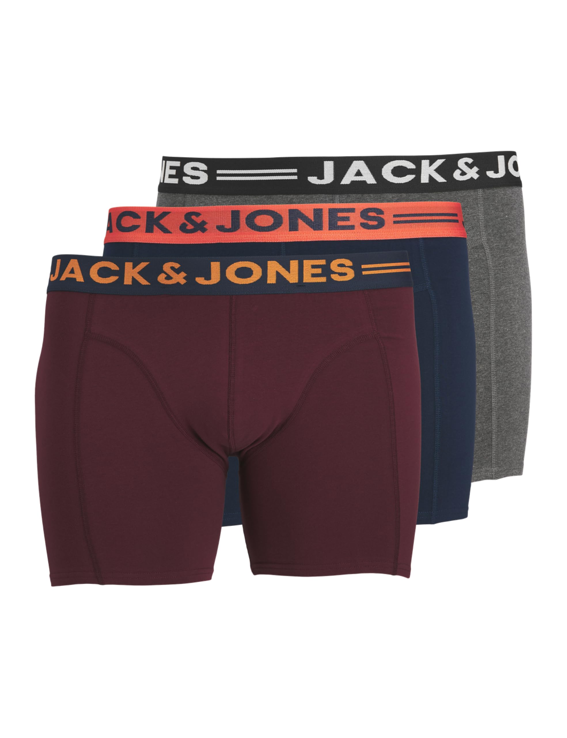 Jack & Jones Lichfield Trunk Boxershorts Men (plussize) (3-pack) - 2XL