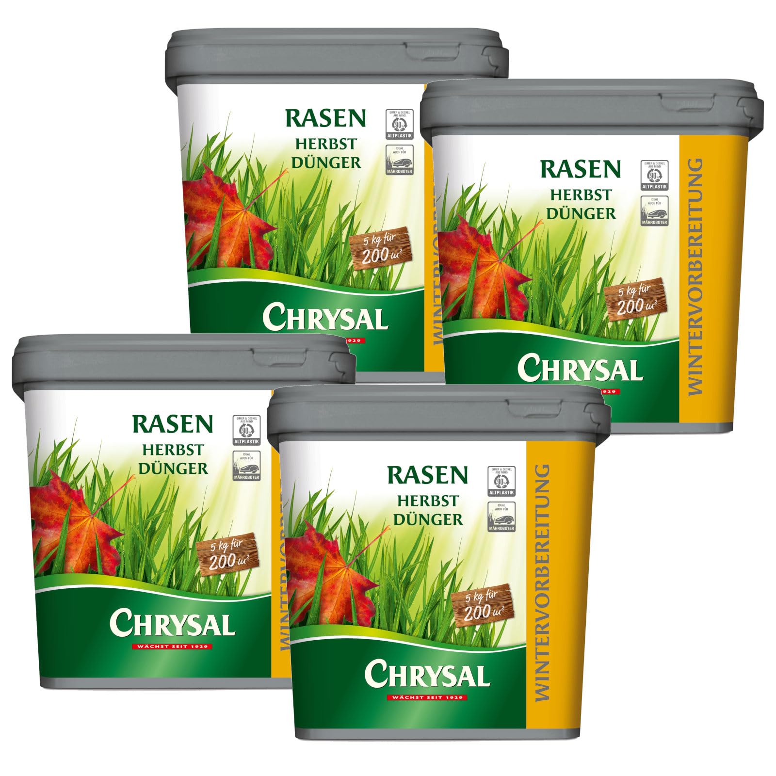 Chrysal Herbstrasendünger 20 kg - Herbst Rasendünger für 800 m²