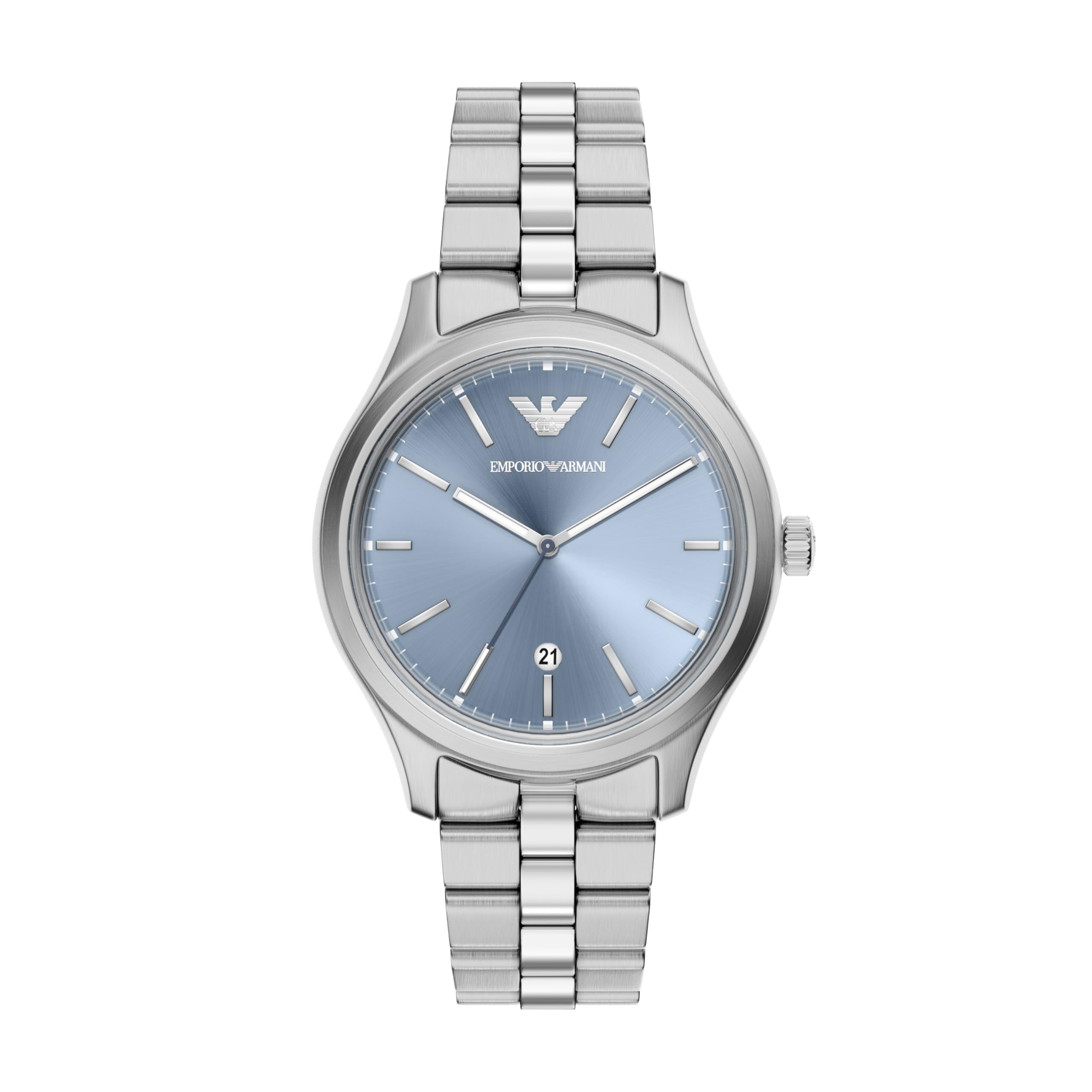 Emporio Armani Men's 41MM Silver-Tone Stainless Steel Watch, AR11748