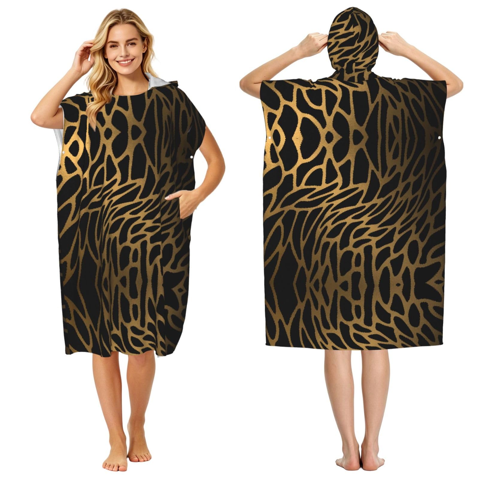 Poncho surf adulte pour se changer à la plage en été