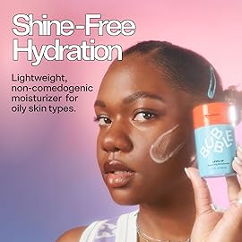 Bubble Skincare Level Up Gel Face Moisturizer for Oily Skin - Balancing + Hydrating Face Lotion with Niacinamide + Zinc to Improve Texture + Reduce Shine - Daily Lightweight Facial Moisturizer (50ml)