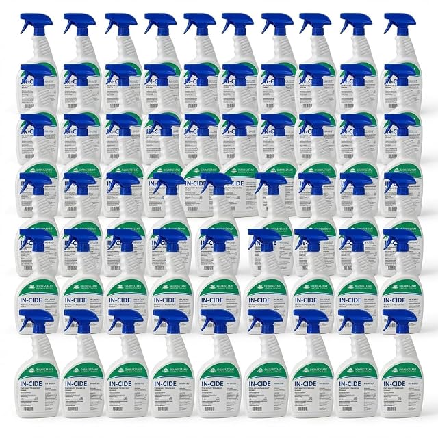 In-Cide Hospital Grade Disinfectant Spray - EPA Registered Cleaner Kills 99 9 MRSA - Medical Grade for Home