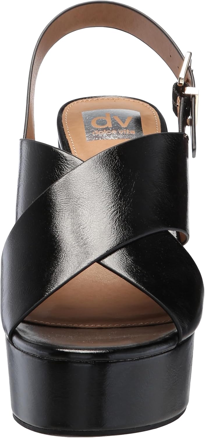 DV Dolce Vita Wentz Sandal, Black Shiny, 9.5 - Image 2