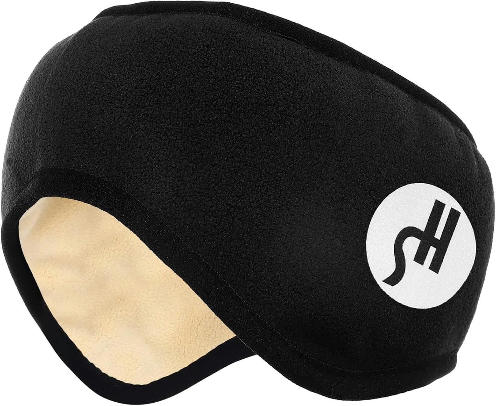Yianzz Men's Black Sleep Ear Muffs Soundproof Sleeping Eye Mask Noise Reduction Sleeping Ear Wrap Adjustable Ear Warmer Headband Noise Cancelling Ear Covers