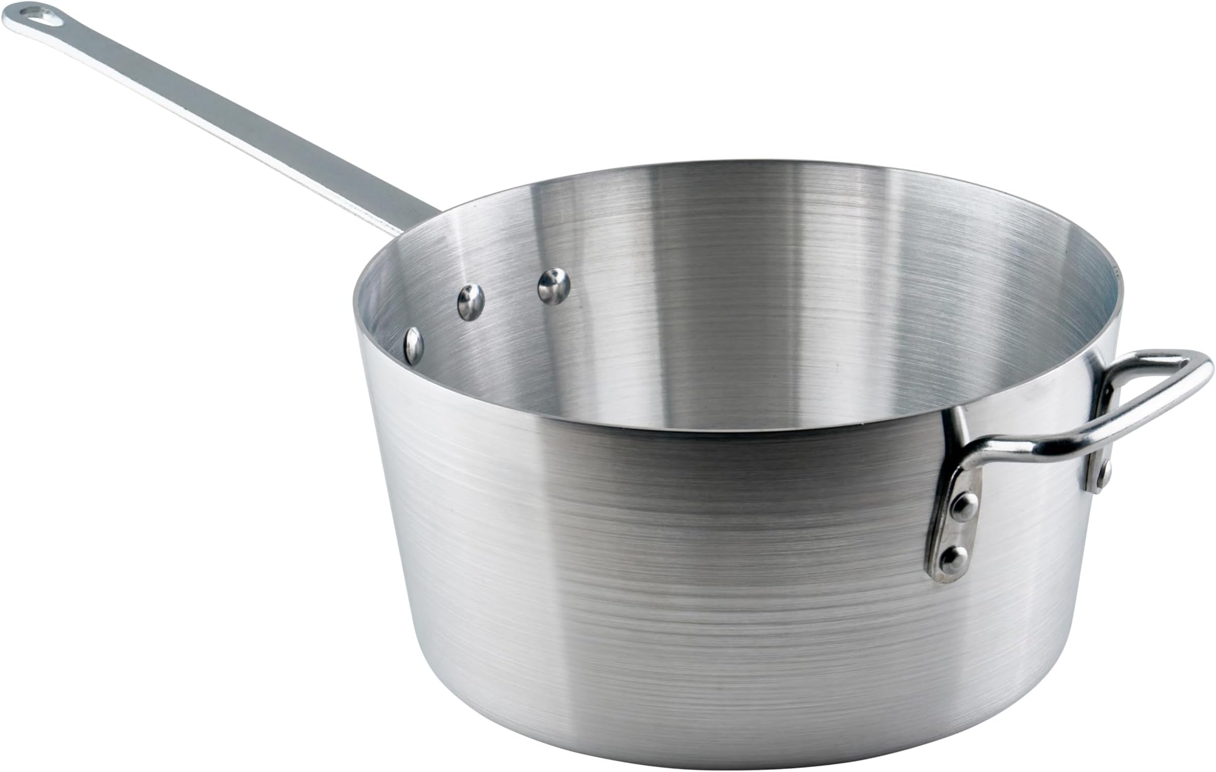Winware 10qt Alu Sauce Pan, 3mm, Aluminum