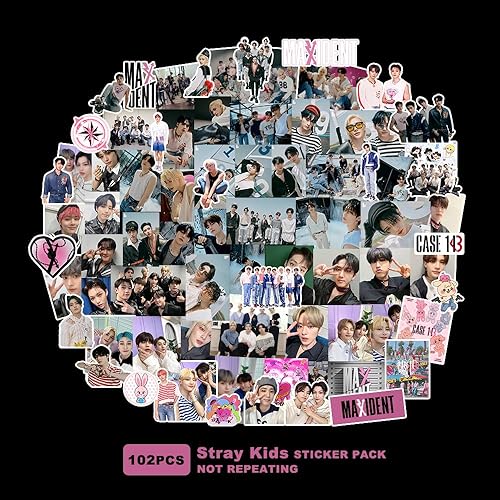 Miniatura 2 de Stray Kids Merch Stickers Straykids - Adhesivo para portátil de 5 estrellas, diseño Maxident Go Live (maxidente)