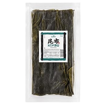 Fusion Select Kombu Dried Kelp 4oz - 100% Pure Dried Seaweed for Miso Soup & Japanese Dishes - Rich in Iodine, Potassium, Calcium, Magnesium - Ideal for Dashi Broth, Stews, Noodles - 13 Servings