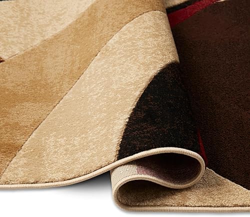 Miniatura 7 de Tapete Home dynamix colección Tribeca extra largo personalizable Polipropileno marrón-rojo