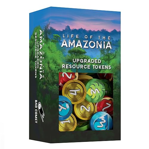Life of The Amazonia - Juego de mesa estratégico de construcción de selva para 1-4 jugadores, a partir de 14…