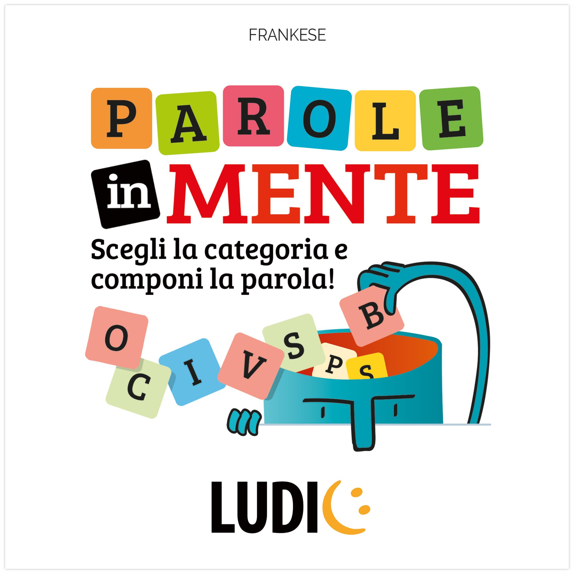Ludic Parolì Parolà Gioco Di Società In Scatola Per Famiglie - 2-6 Giocatori, 10+ Anni, Party Game Di Parole Made In Italy