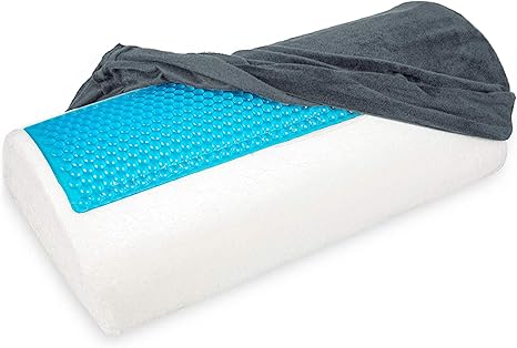 half memory foam pillow