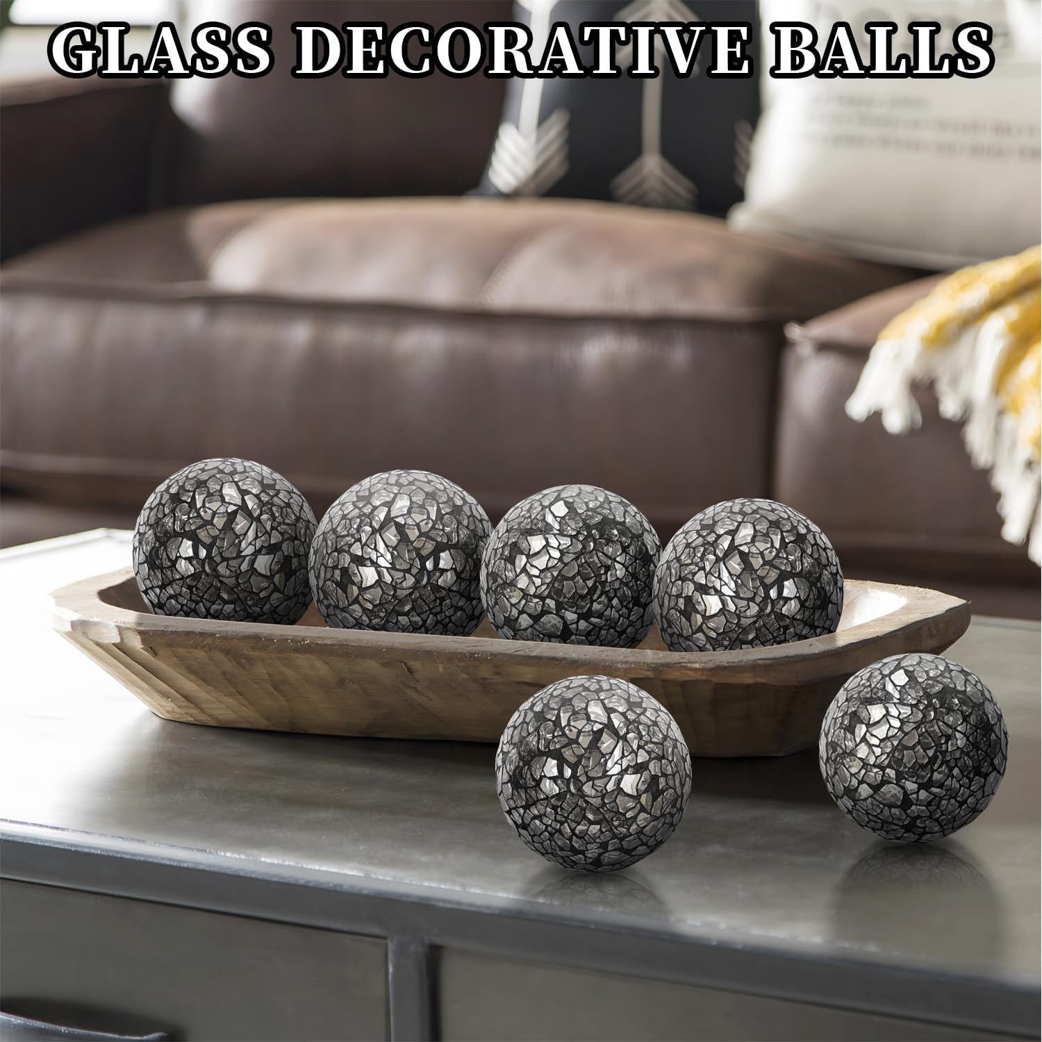 Amazon.com: Kesywale 6PCS Decorative Balls Set 2.4 Inches/ 6cm