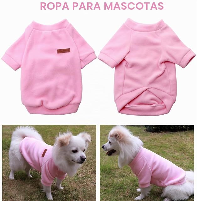 Foto 3 de 7 de HuaLiSiJi Jersey Perro Pequeño Sudadera Perro Pequeño Ropa Perro Bulldog Frances Jersey Perro Salchicha