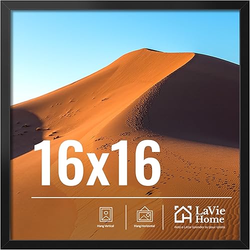 Miniatura 81 de LaVie Home Marco de fotos de 2 x 3, marco de fotos negro de 2 x 3 con plexiglás HD, marco de visualización de 2 x 3, 1 paquete, colección clásica