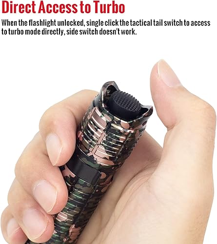 Miniatura 5 de ThruNite BSS V4 linterna personalizada Black Scout Survival Edition 2523 lúmenes USB recargable EDC linternas, camuflaje blanco frío