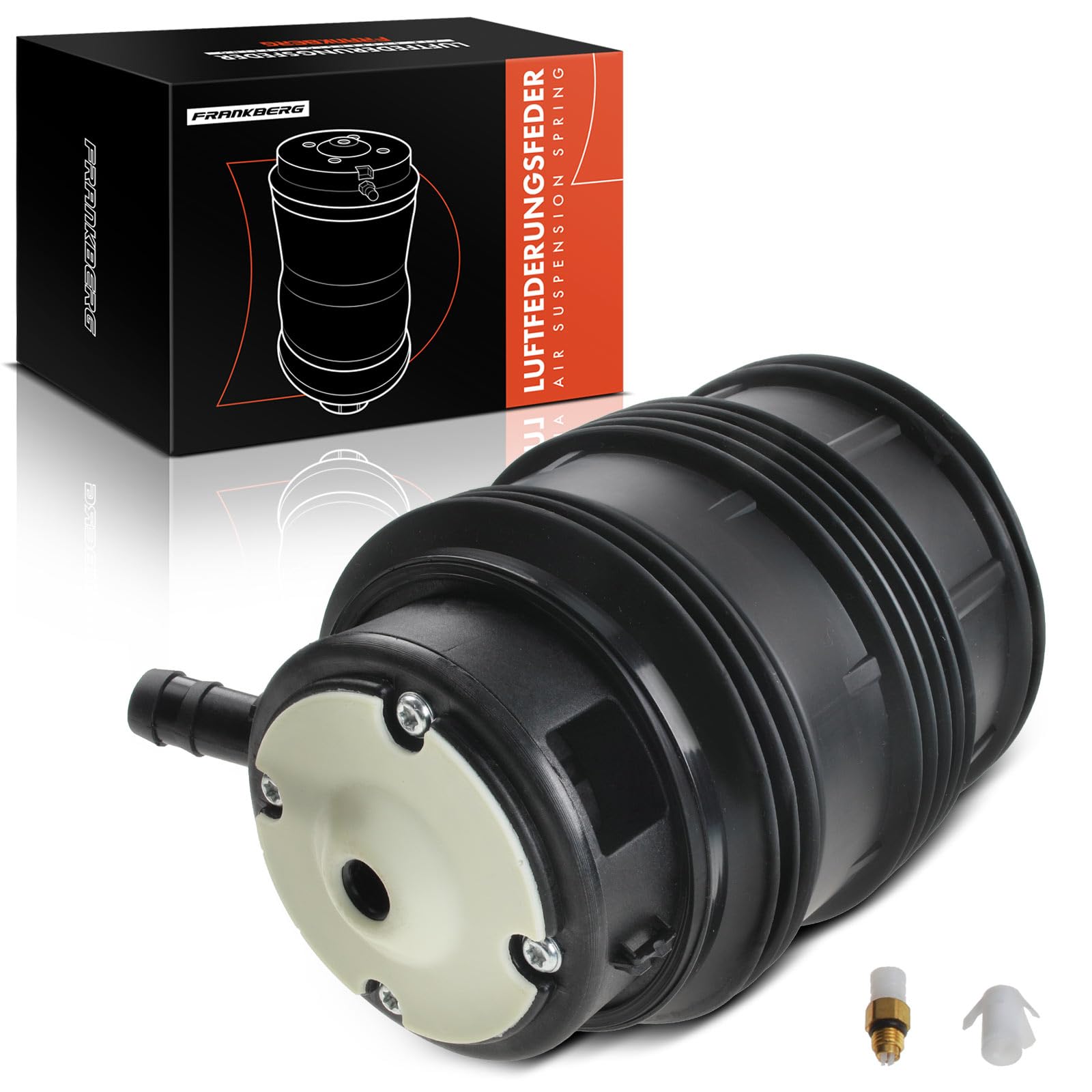 Frankberg Molla pneumatica sospensione pneumatica posteriore sinistra | Compatibile con: Classe E W211, Classe E Modello T S211, CLS C219