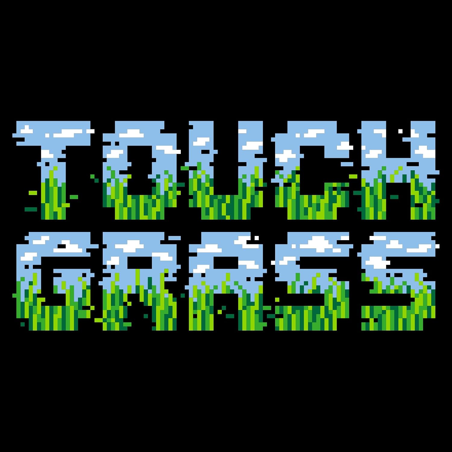 UGP Campus Apparel Touch Grass - Go Offline Outdoors Crewneck Sweatshirt