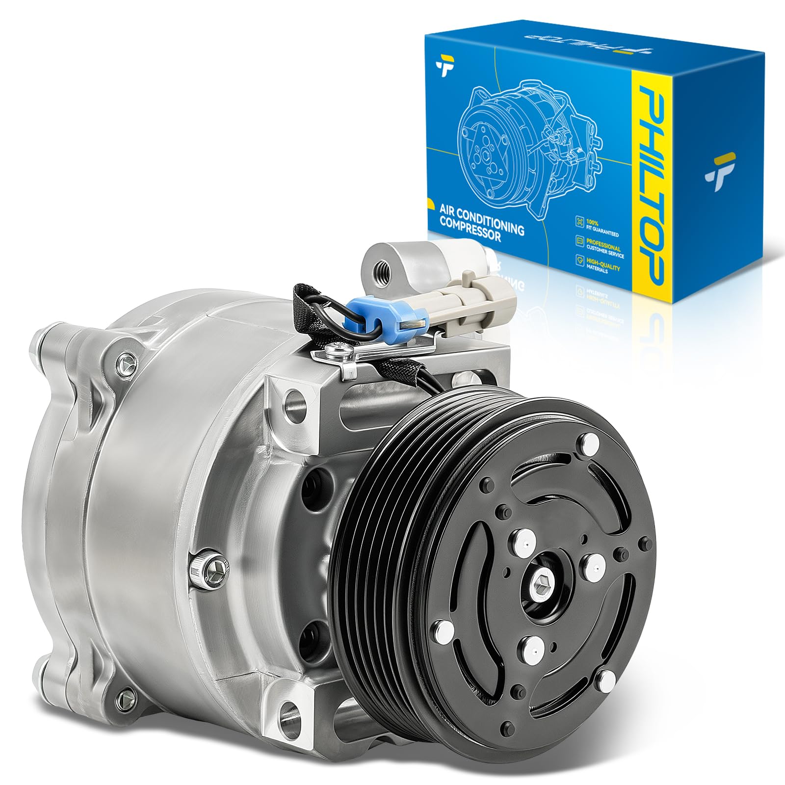 PHILTOP 7513004 NEW AC Compressor w/Clutch for Buick Encore GX 2020-2021