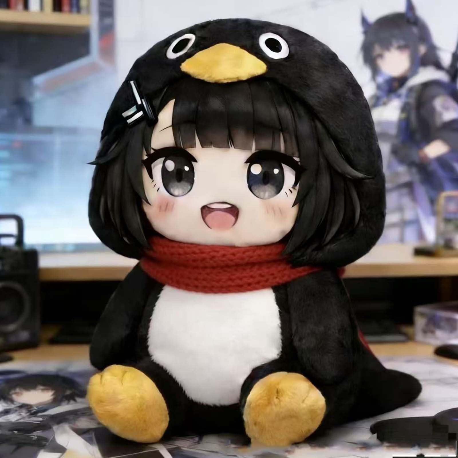 Gugu Gagaga Little Penguin Soft Toy, Cute Cartoon Penguin Plush Doll, Adorable Stuffed Animal Plushie Made From Ultra-Soft, Fluffy Fabric And Filled, Perfect As Birthday, (color) — view 5