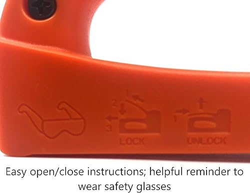 Vista 8 de Swanson Tool Co STA653B Unitacker 3 en 1 Pistola de grapas de plástico multifunción; funciona con grapas ligeras (JT21) y se envía con 100 grapas