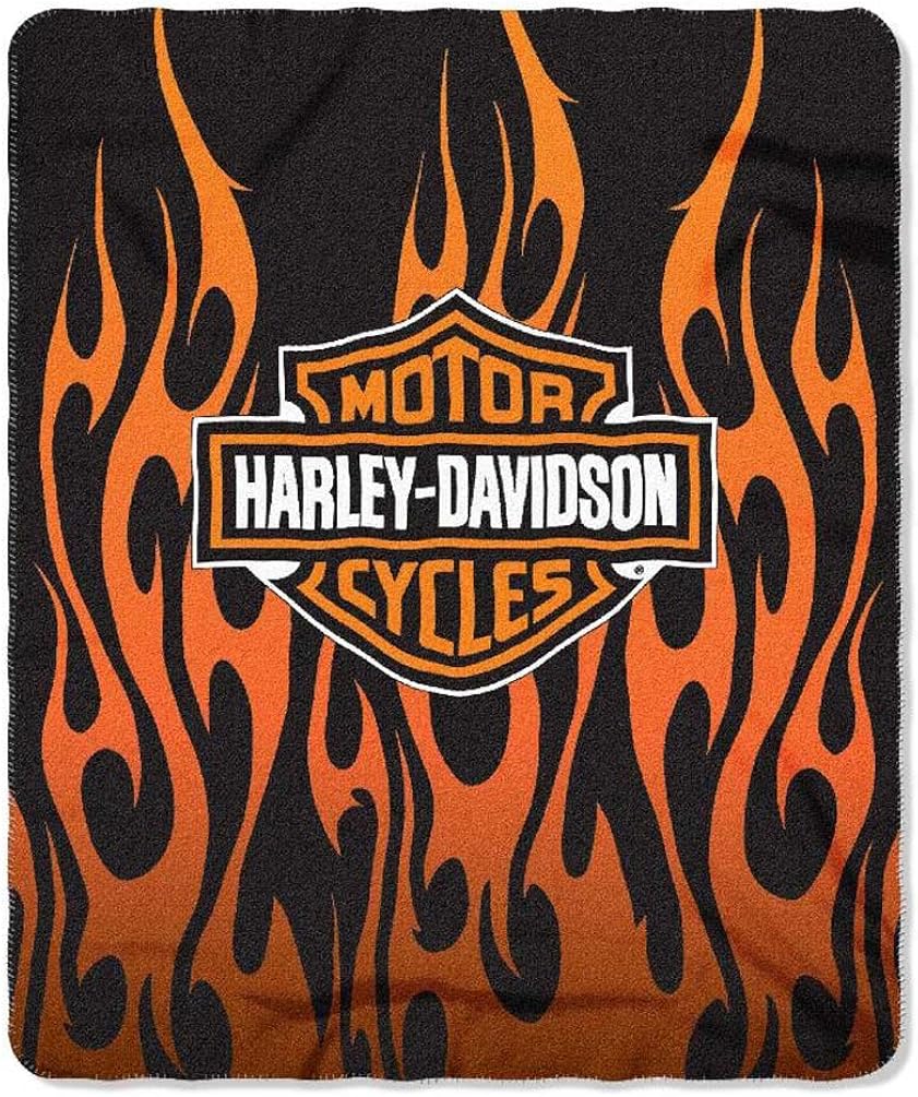 Harley Davidson Fleece Blanket